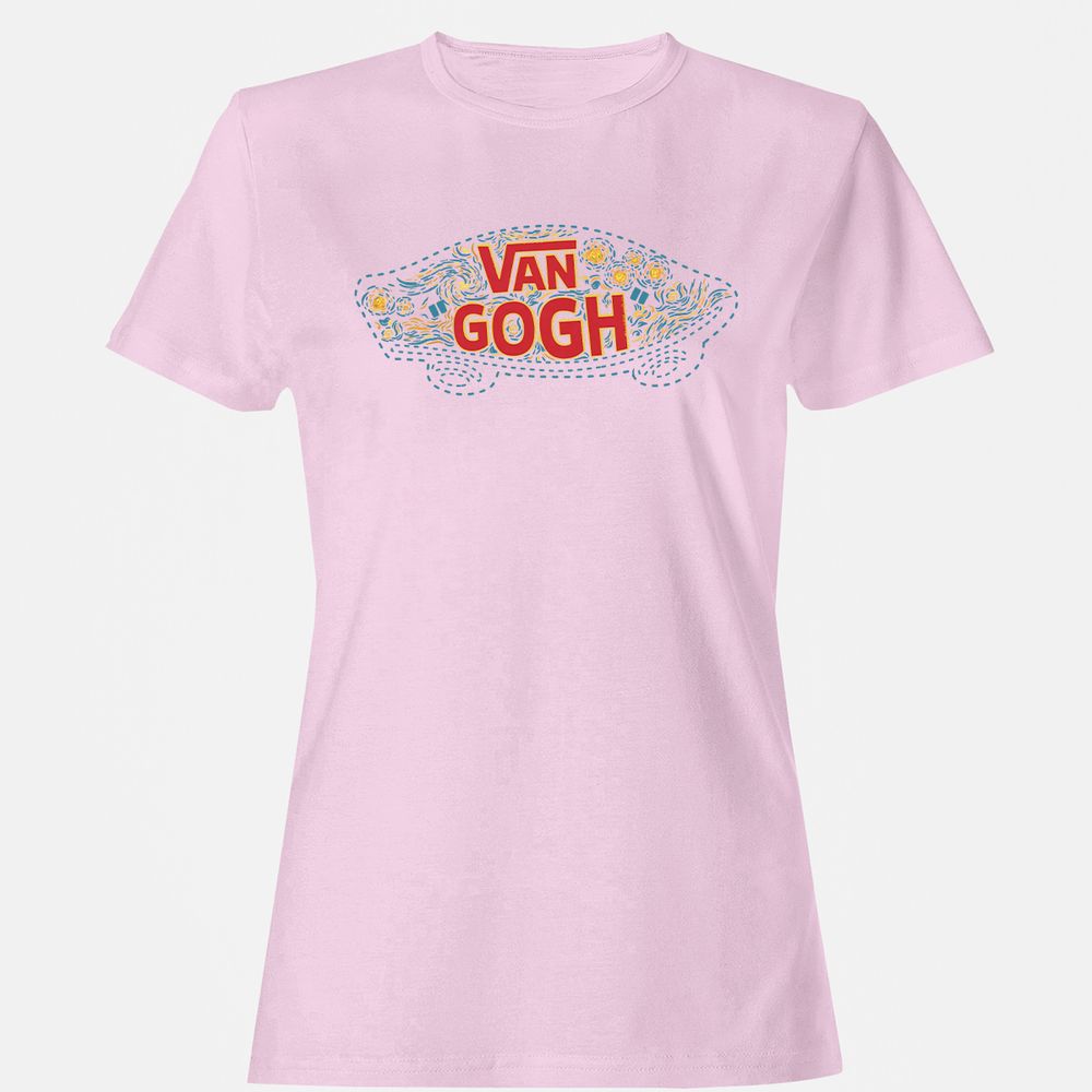 Women's T-Shirt - BR8CZEQM - Light Pink - 9