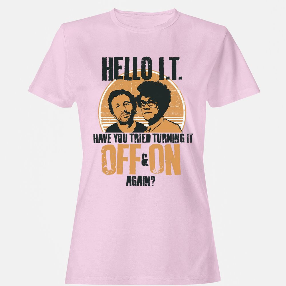 Have You Tried Turning It Off & On Again - Light Pink - 9