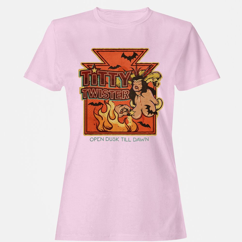 Women's T-Shirt - QAFDMJAM - Light Pink - 9