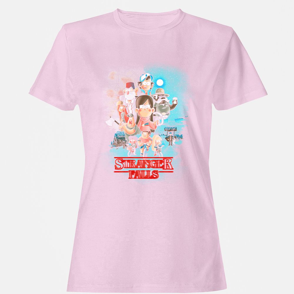 Women's T-Shirt - FZN9GJM4 - Light Pink - 9
