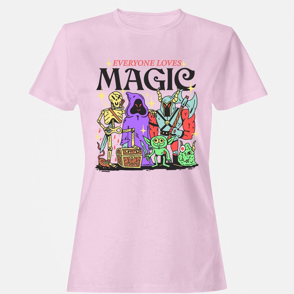 Women's T-Shirt - PFGVFWH7 - Light Pink - 9