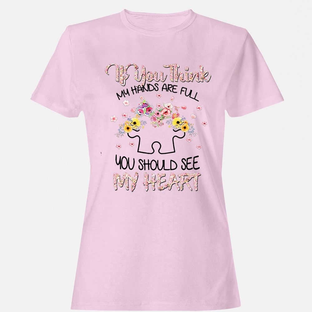 Women's T-Shirt - 1KYVQDDQ - Light Pink - 9