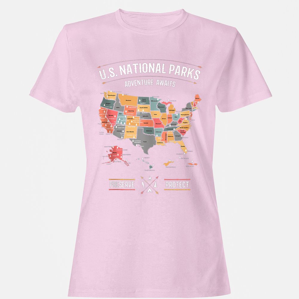 Women's T-Shirt - N6NYLAMZ - Light Pink - 9