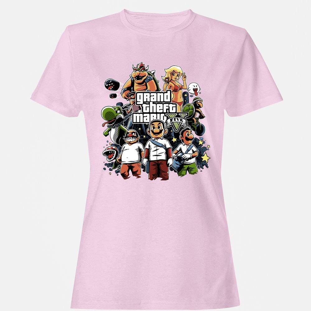 Women's T-Shirt - 456CRG4P - Light Pink - 9