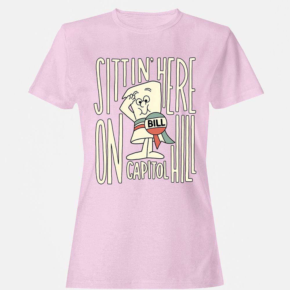 Women's T-Shirt - 1QP1LJFE - Light Pink - 9