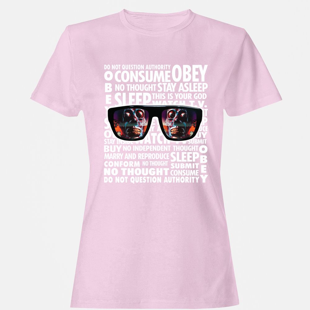 Women's T-Shirt - WDP5MYQ8 - Light Pink - 9