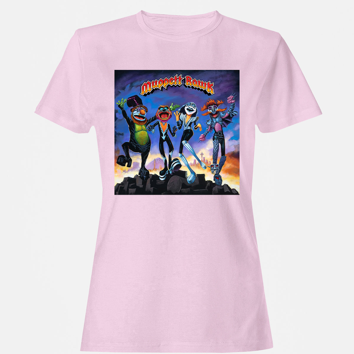 Women's T-Shirt - P9XEUXY6 - Light Pink - 9