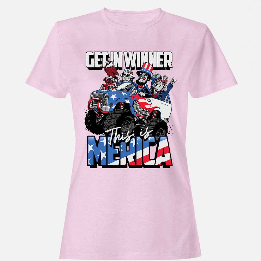 Women's T-Shirt - 8DZBFXCS - Light Pink - 9
