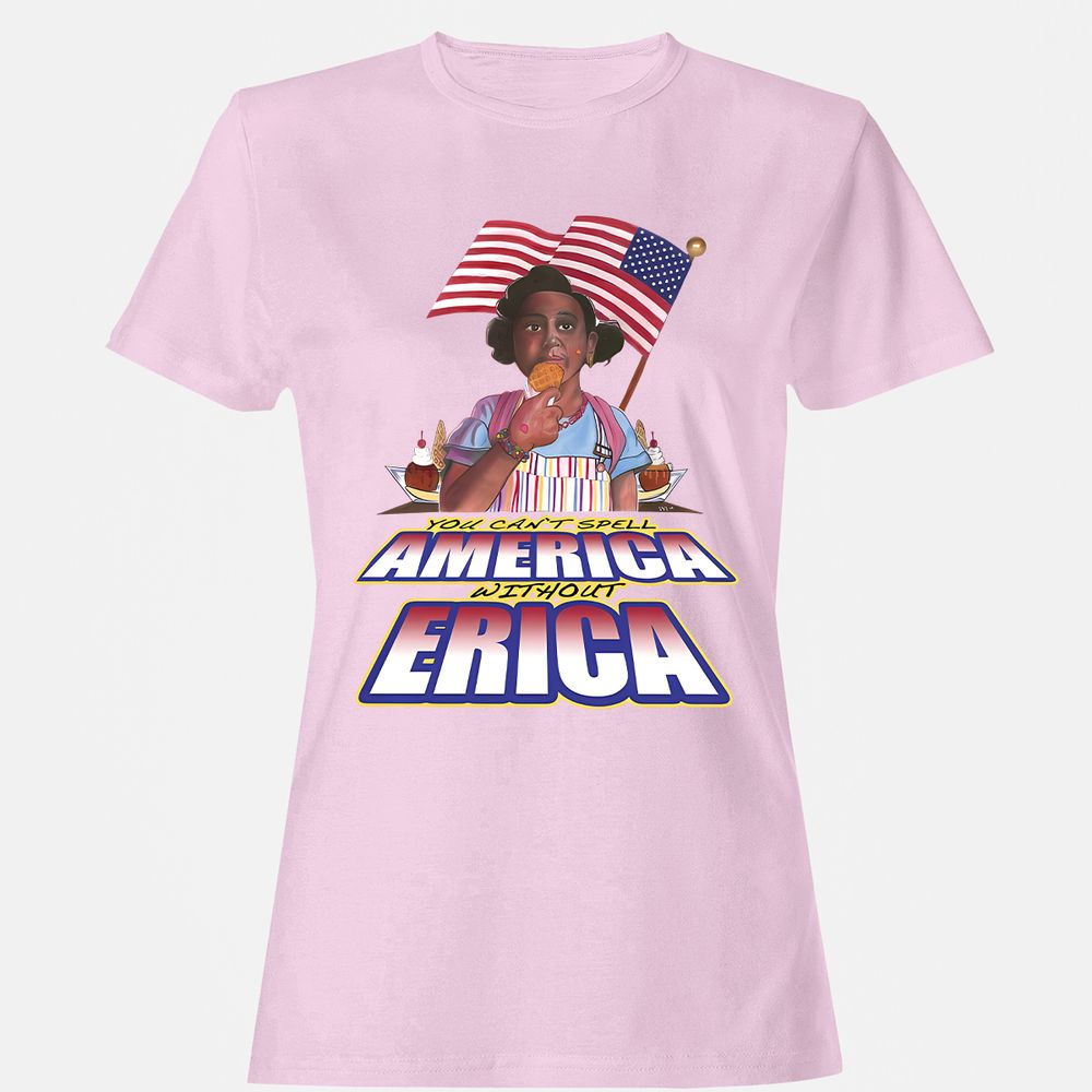 Women's T-Shirt - VK1CMPPQ - Light Pink - 9