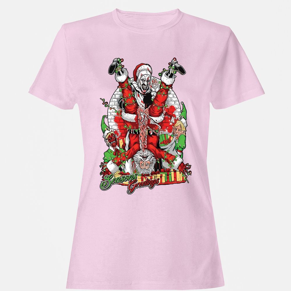 Seasons Greetings - Light Pink - 9