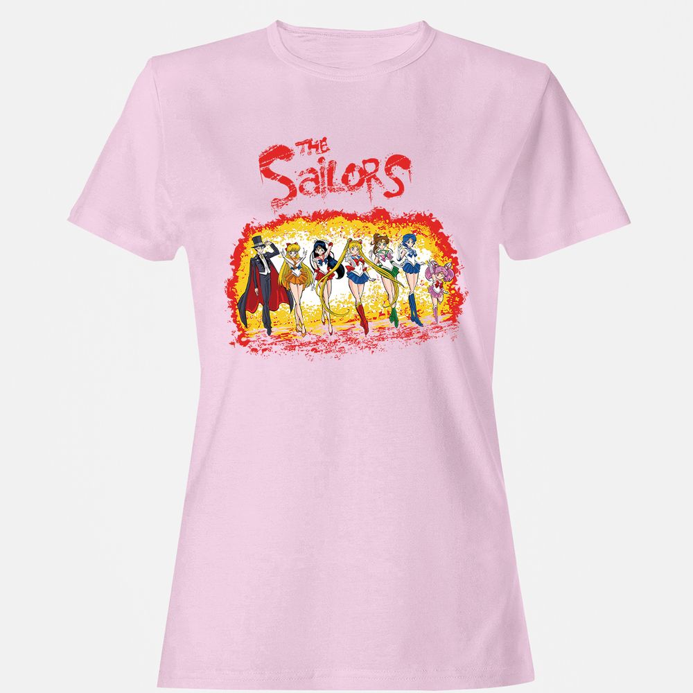 Women's T-Shirt - UZ6FSLE8 - Light Pink - 9