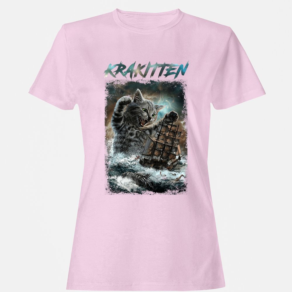 Women's T-Shirt - 9NCD9F6A - Light Pink - 9