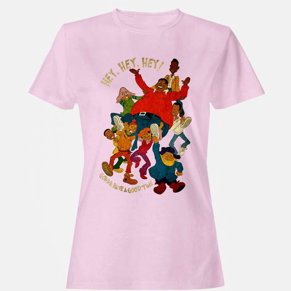 Women's T-Shirt - ZU6GZRFQ - Light Pink - 9