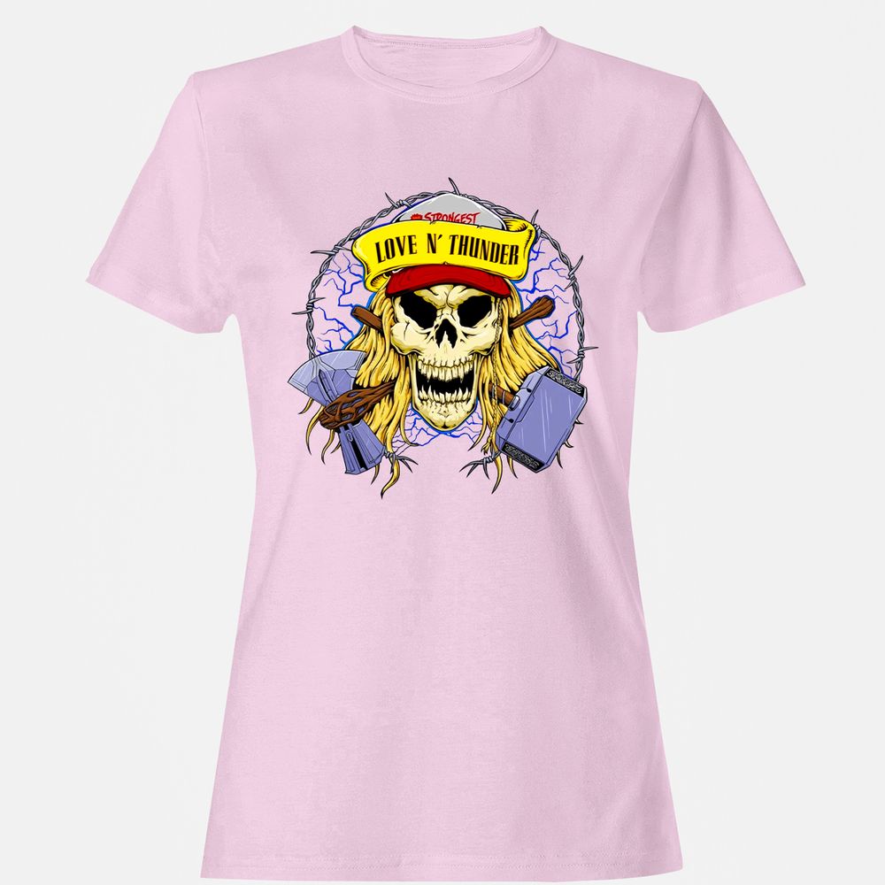 Women's T-Shirt - TVQHSJ5Y - Light Pink - 9