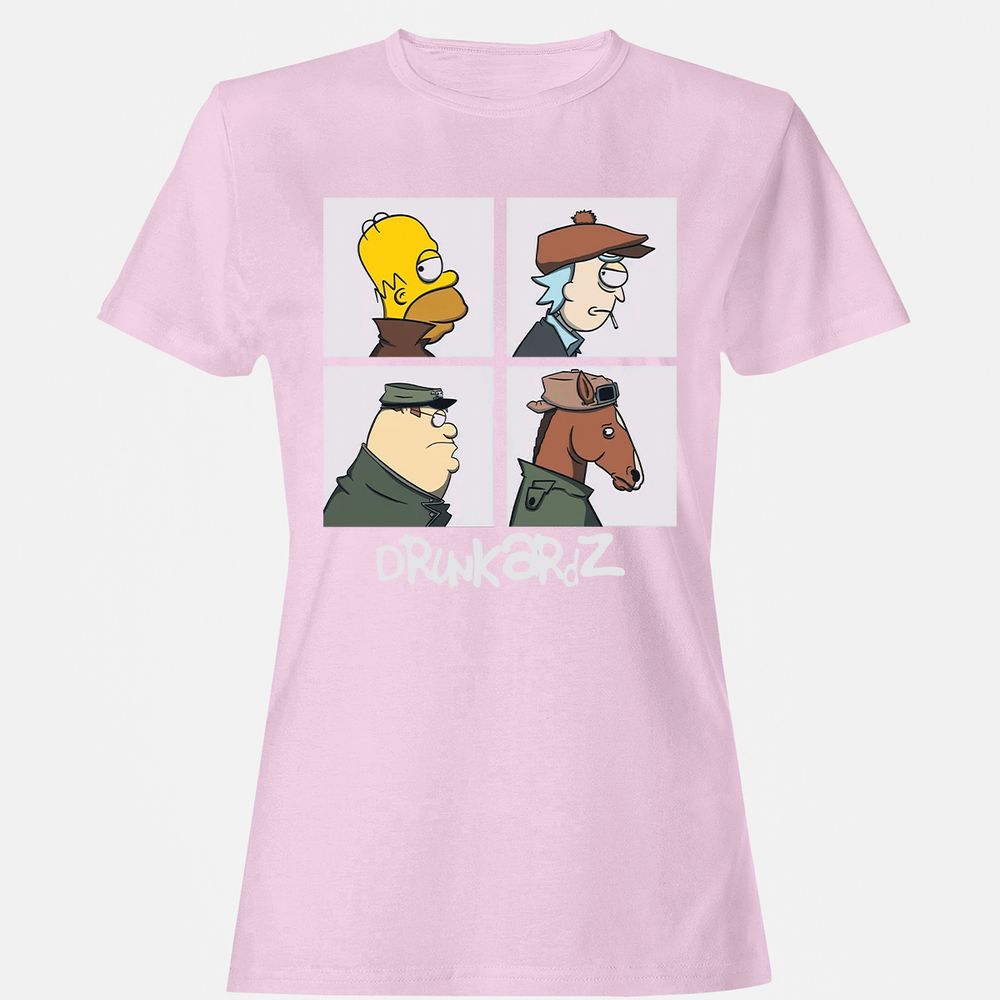 Women's T-Shirt - RE7Z8L93 - Light Pink - 9