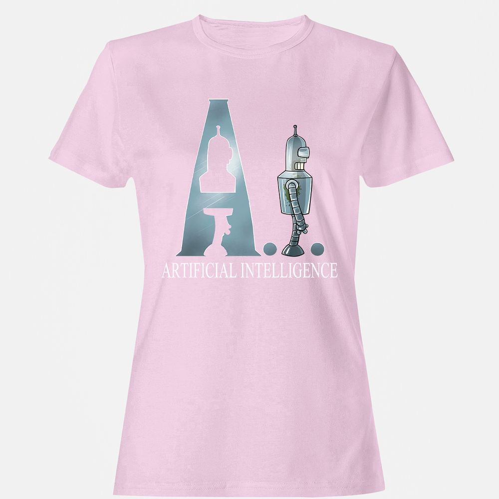 Women's T-Shirt - R6E9B95G - Light Pink - 9