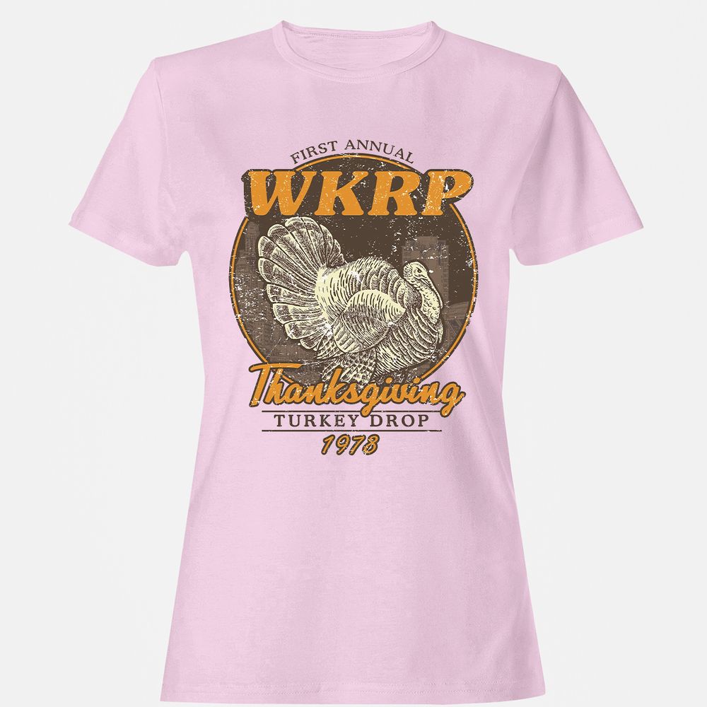 WKRP Turkey Drop - Light Pink - 9