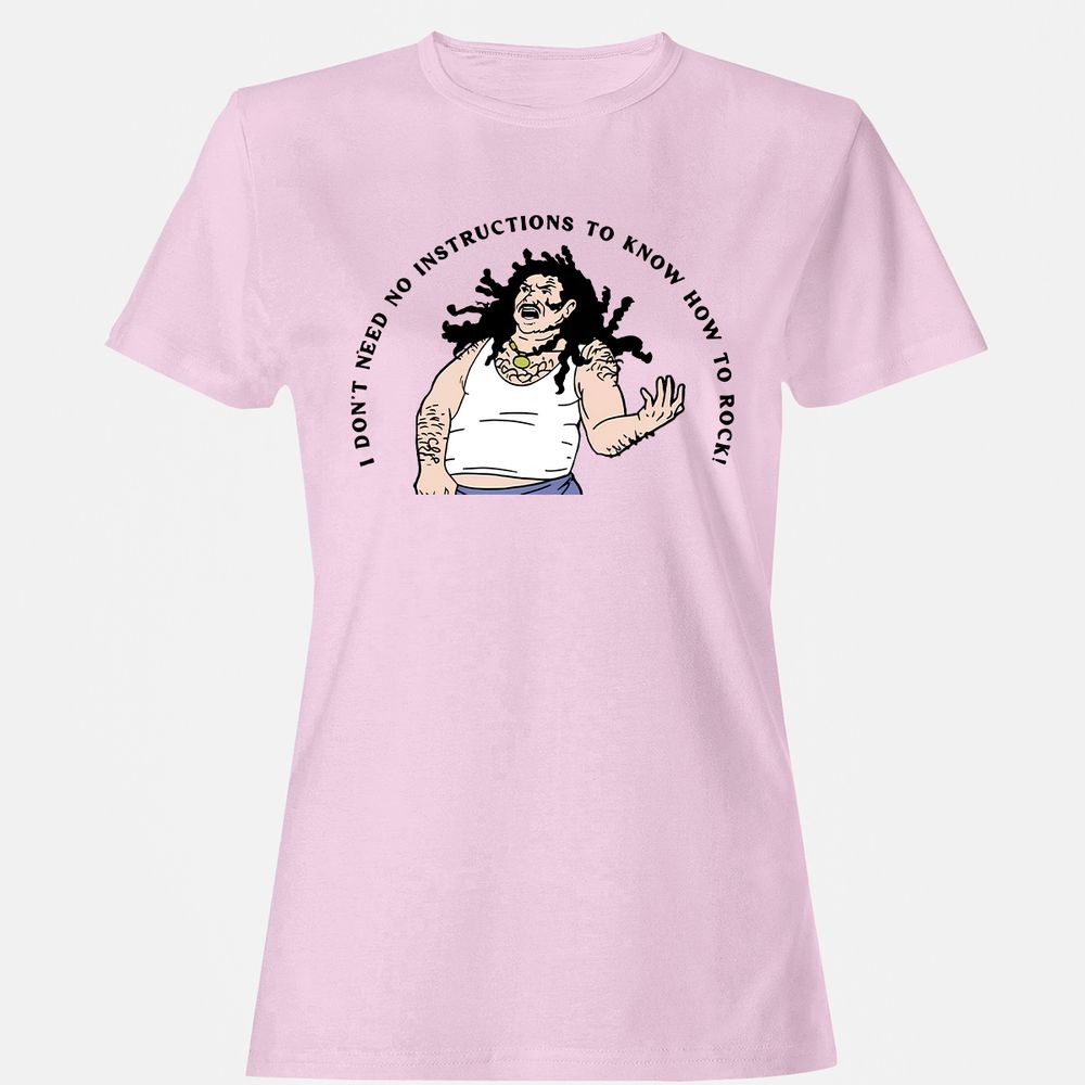 Women's T-Shirt - U3FUSGQR - Light Pink - 9