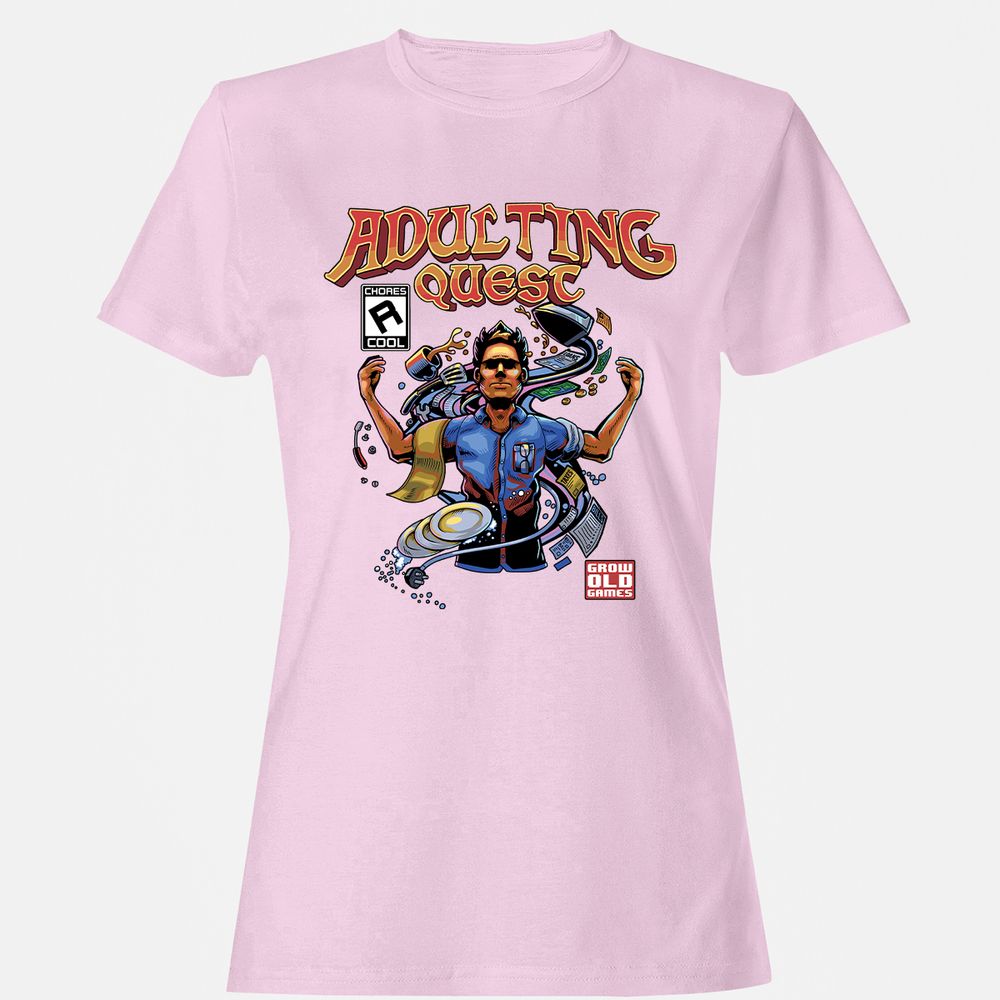 Women's T-Shirt - AT2CF5GD - Light Pink - 9