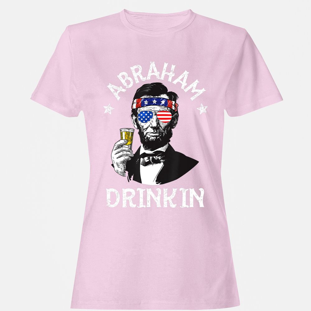 Women's T-Shirt - TMZ4W7QU - Light Pink - 9