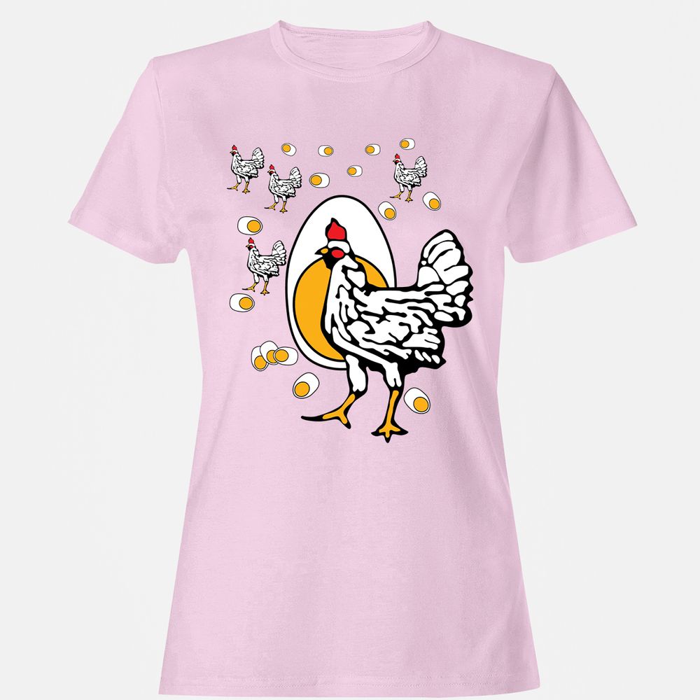 Women's T-Shirt - G9RF6LH1 - Light Pink - 9