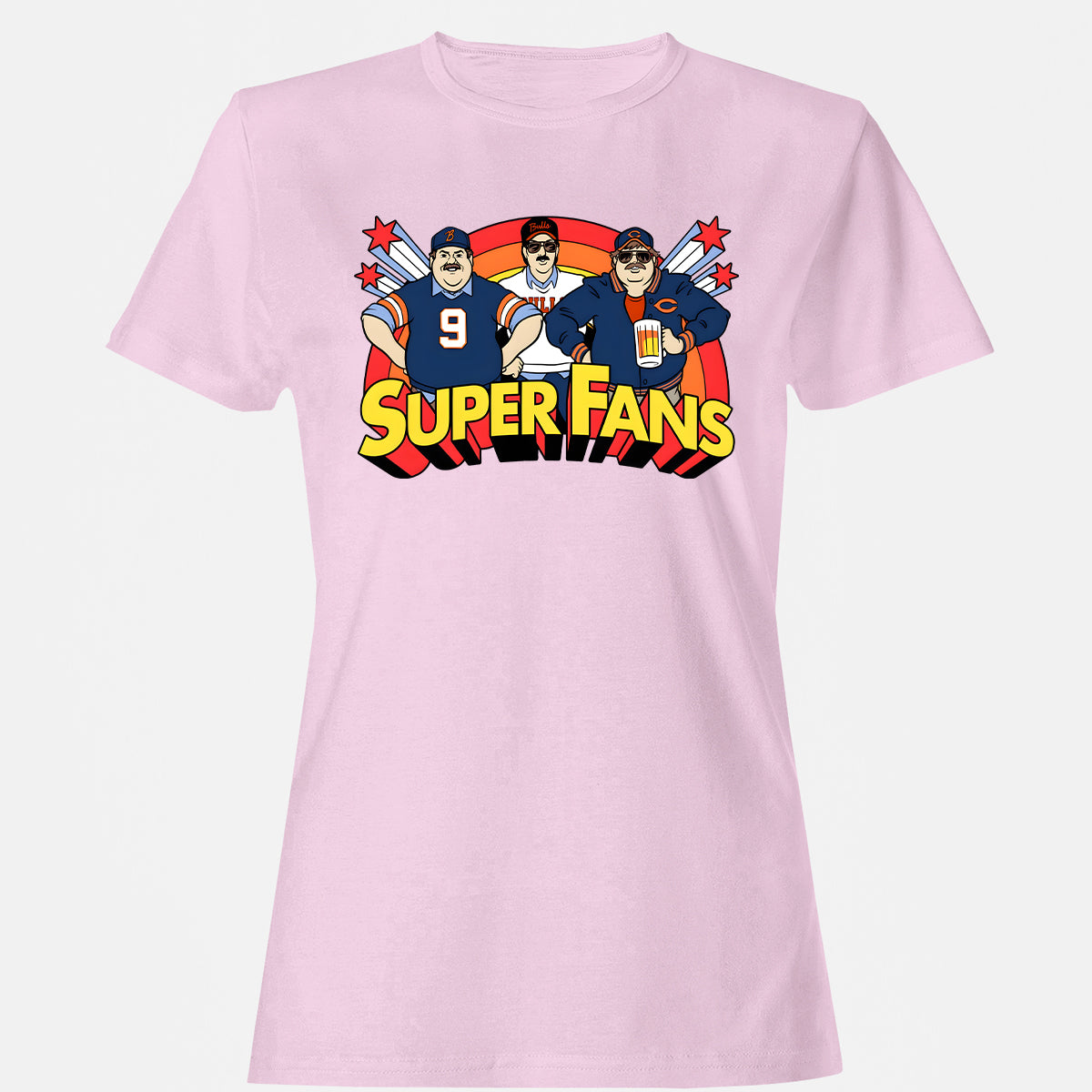 Women's T-Shirt - PJHYYCX6 - Light Pink - 9