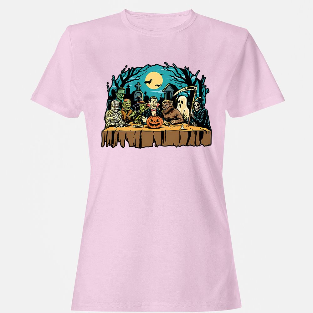 Women's T-Shirt - QVVYB6NU - Light Pink - 9