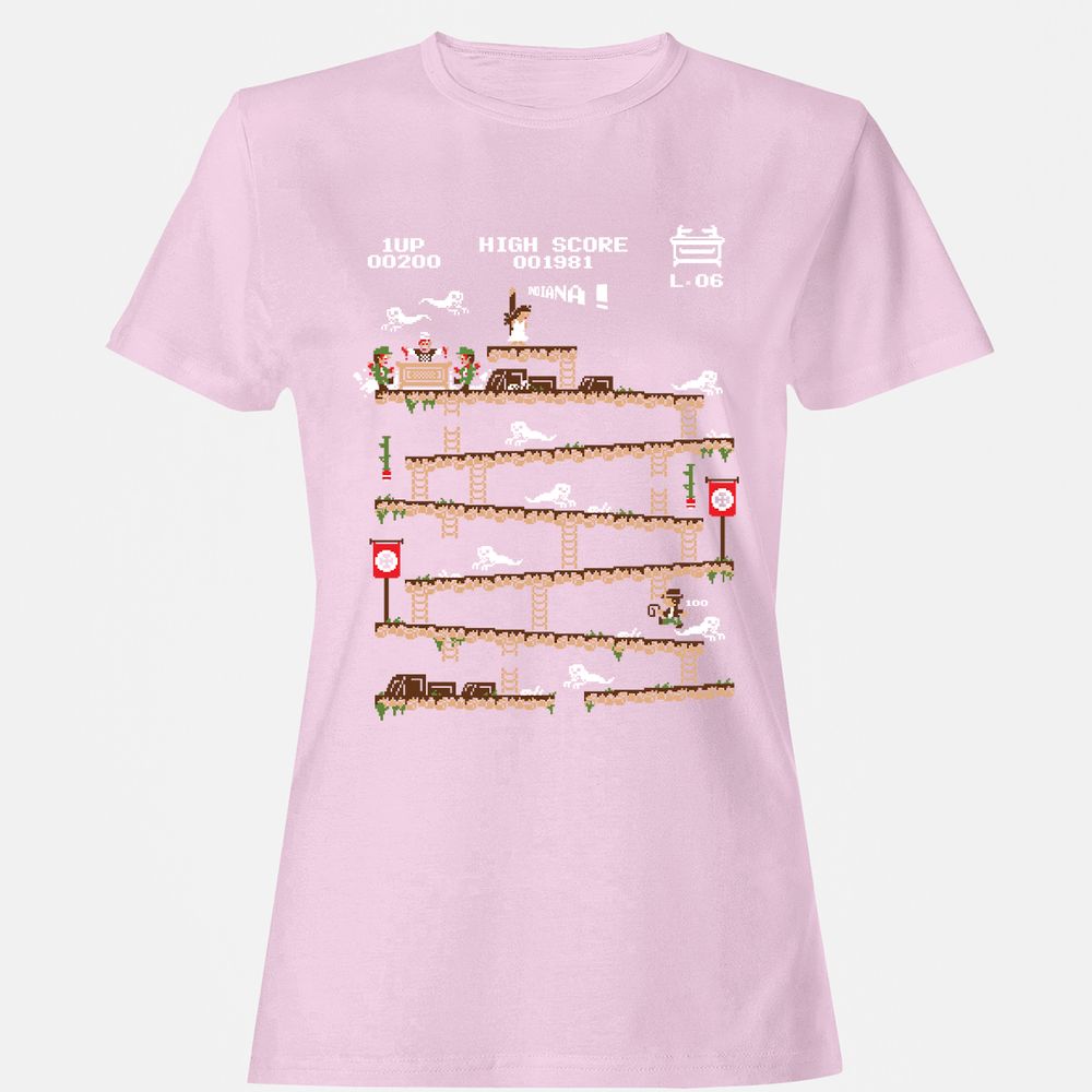 Women's T-Shirt - C2ZMHMT7 - Light Pink - 9