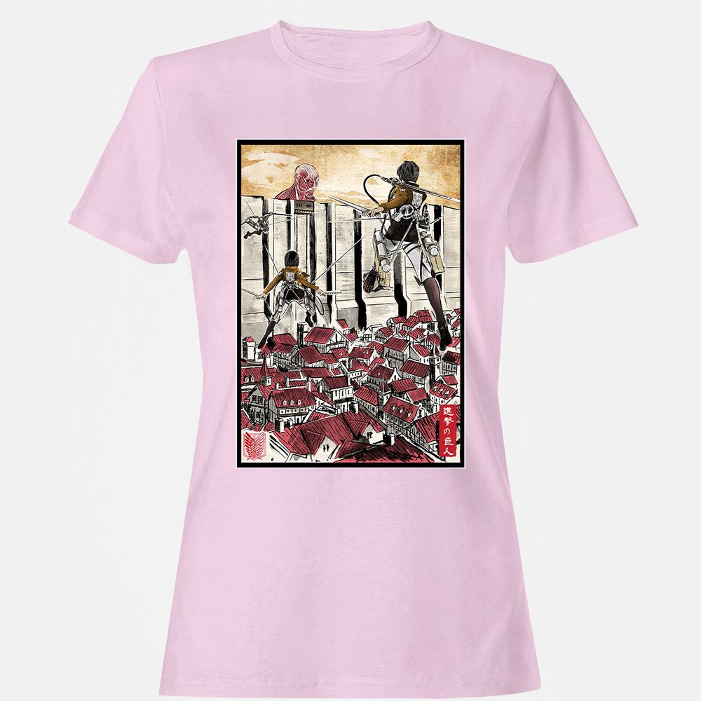 Women's T-Shirt - EJWCKTRY - Light Pink - 9