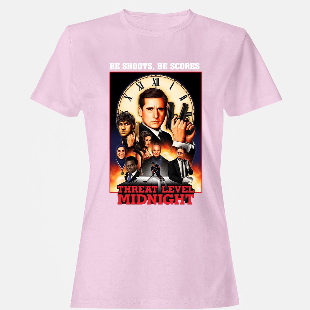 Women's T-Shirt - L5KQE91H - Light Pink - 9