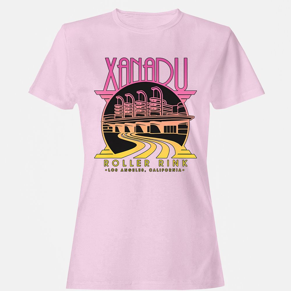 Olivia Newton-John Xanadu Roller Rink Pink Yellow Fade - Light Pink - 9