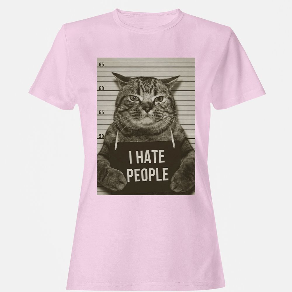 Women's T-Shirt - Q8WJD9UC - Light Pink - 9