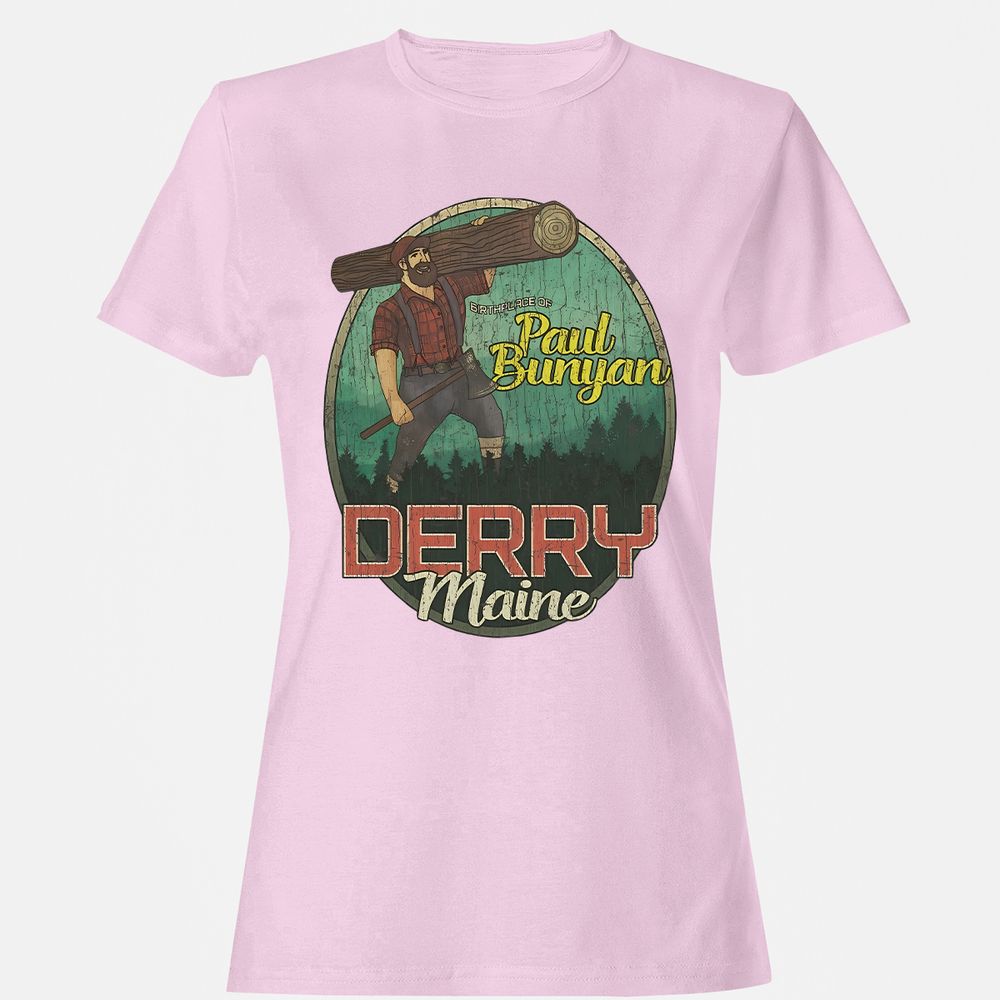 Derry Birthplace of Paul Bunyan - Light Pink - 9