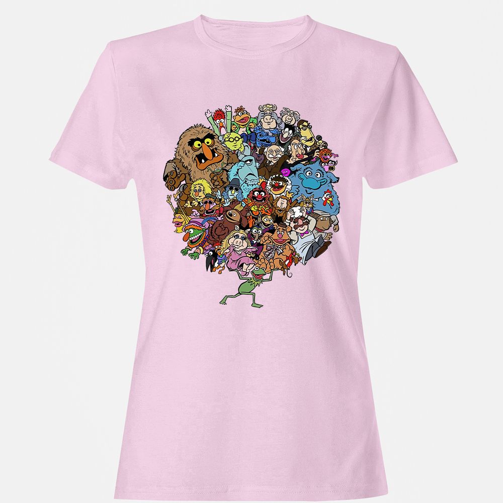 Women's T-Shirt - 4V6SHPYQ - Light Pink - 9
