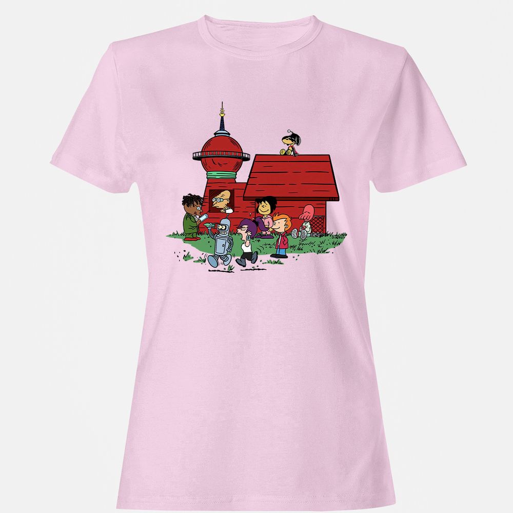 Women's T-Shirt - ZAVJPEJ5 - Light Pink - 9