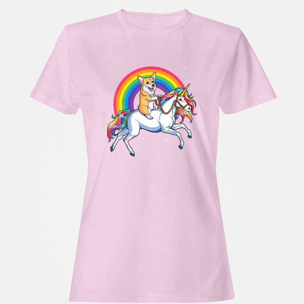 Women's T-Shirt - QVYRL5DG - Light Pink - 9
