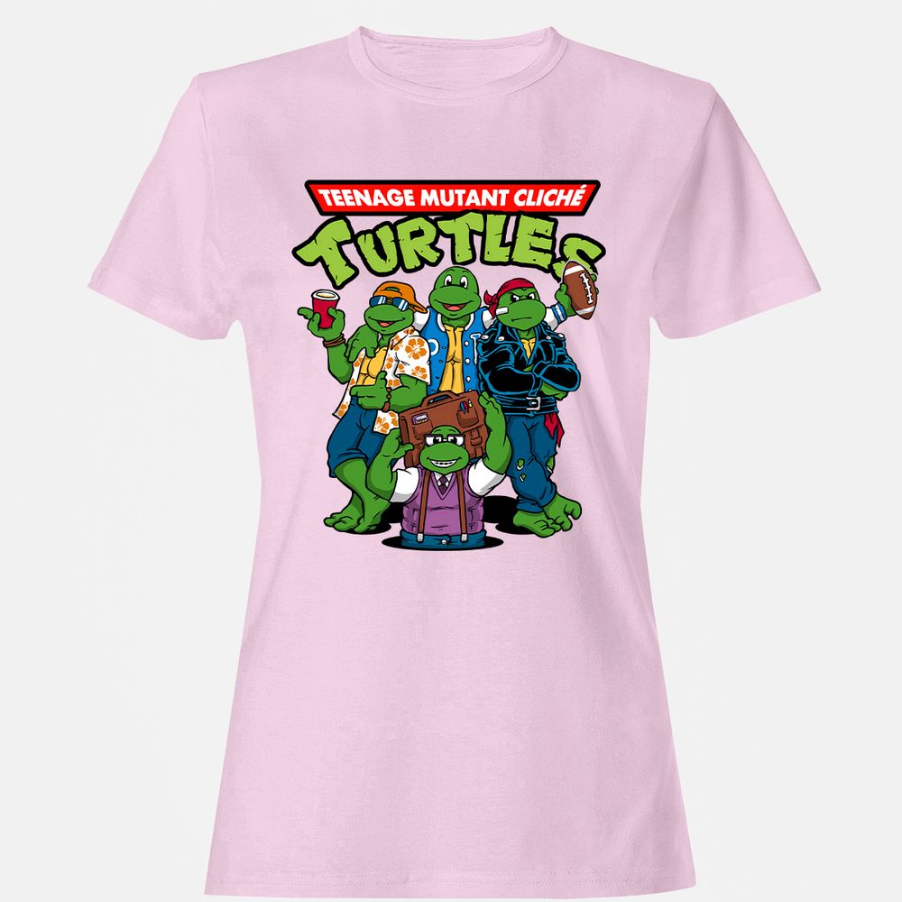 Women's T-Shirt - E8X6KG7S - Light Pink - 9