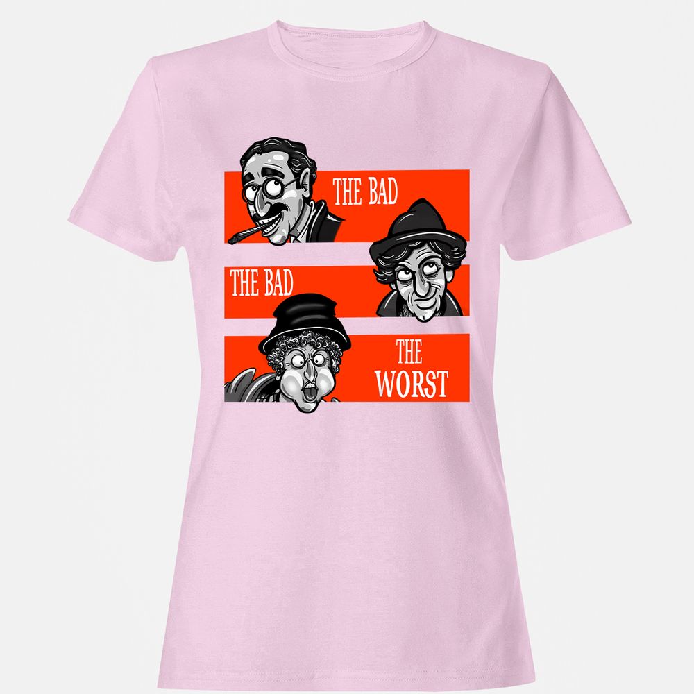 Women's T-Shirt - 9XUTSXMK - Light Pink - 9