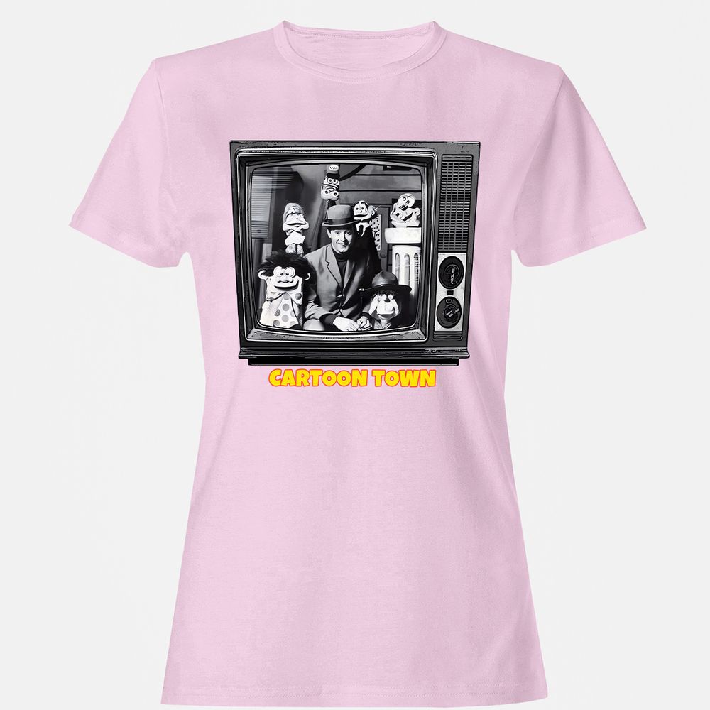 Cartoon Town - Light Pink - 9