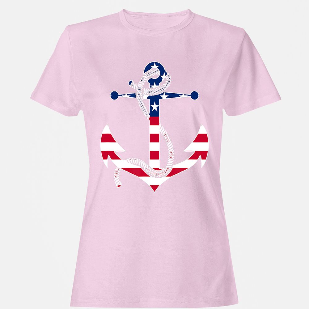 Women's T-Shirt - RRE6YGUL - Light Pink - 9