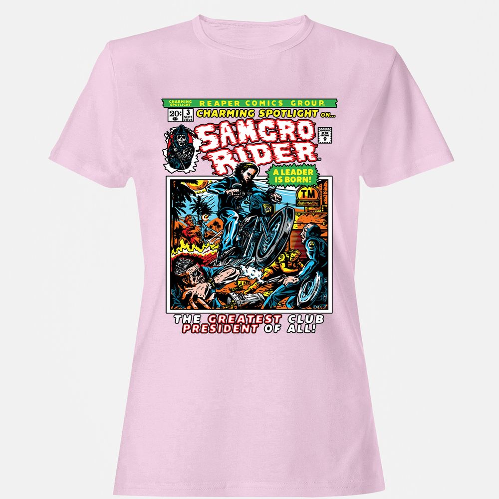 Women's T-Shirt - EL5B7R7E - Light Pink - 9