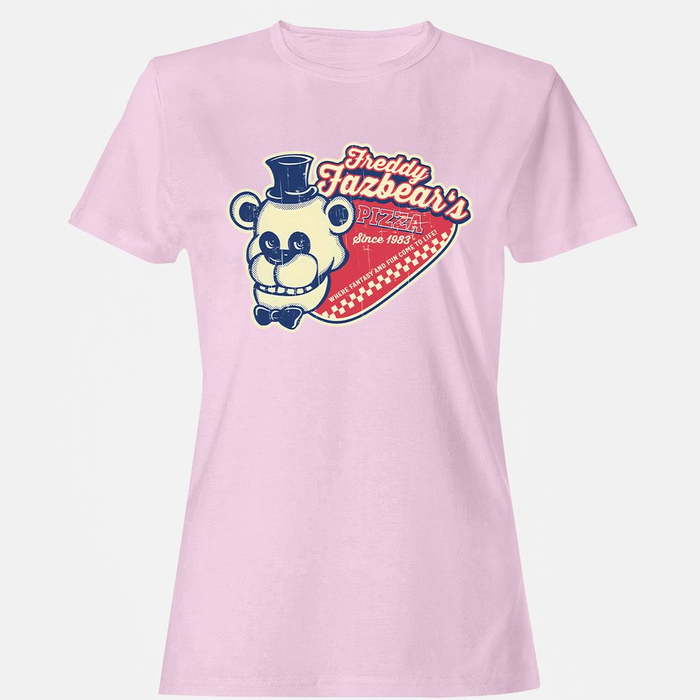 Women's T-Shirt - ZGQCU965 - Light Pink - 9
