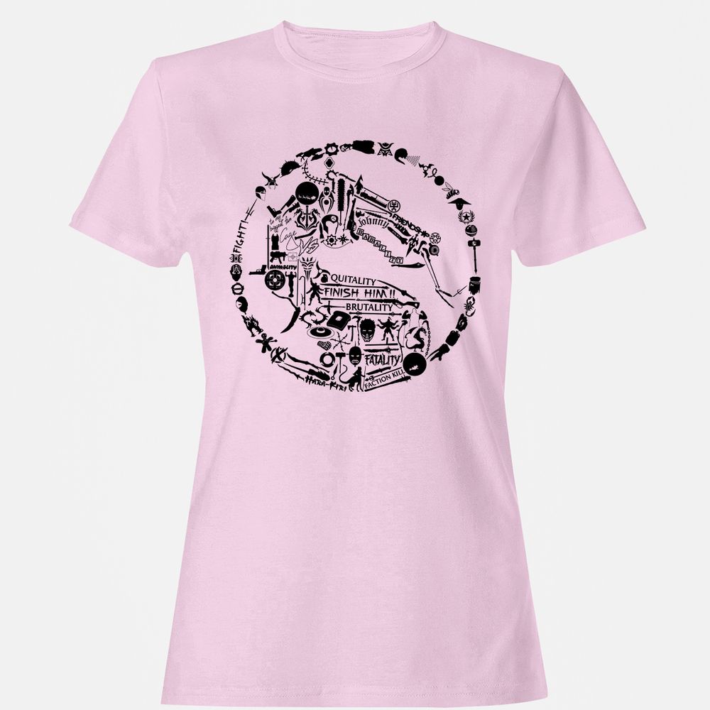 Women's T-Shirt - 4ANR8YE6 - Light Pink - 9
