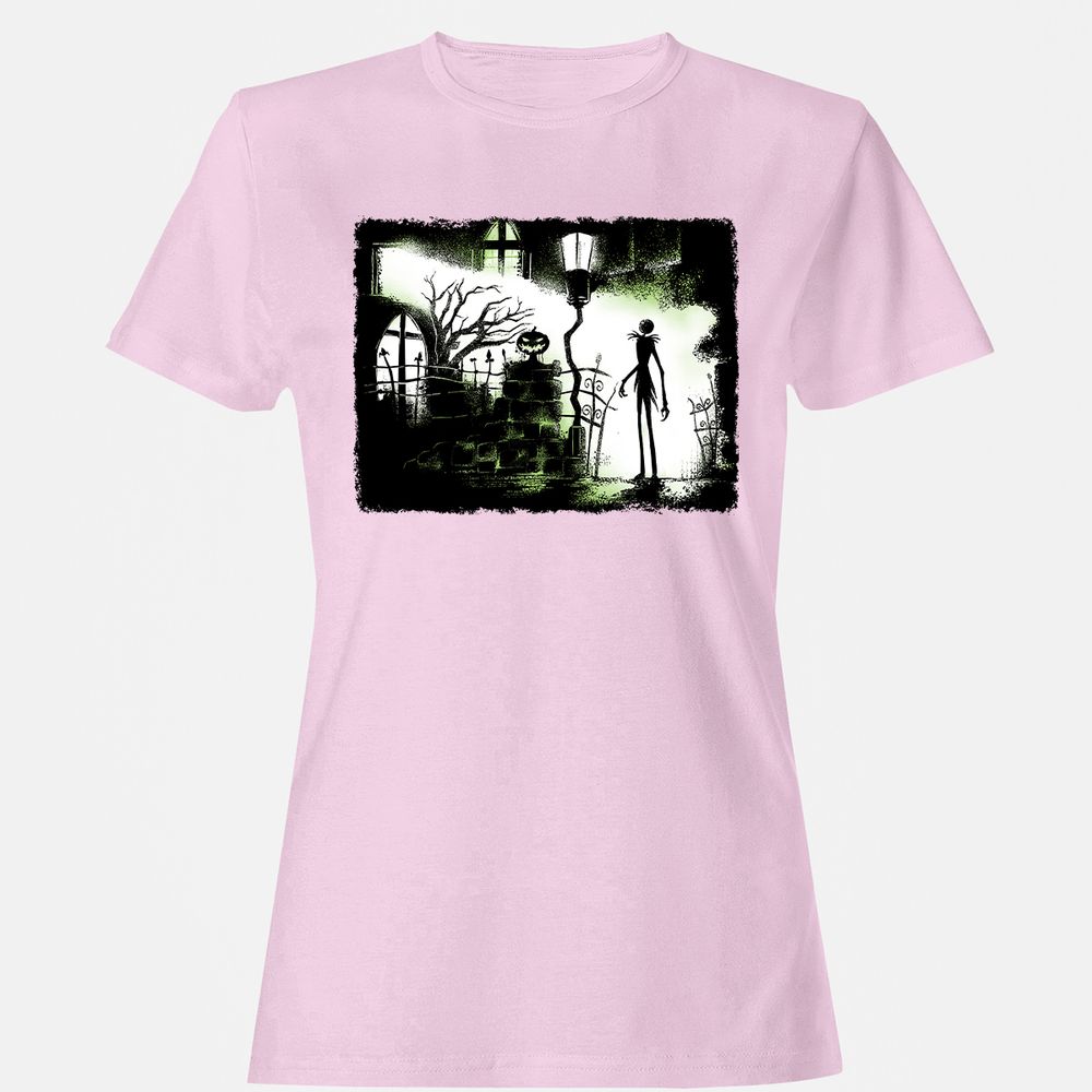 Women's T-Shirt - Black - Light Pink - 9