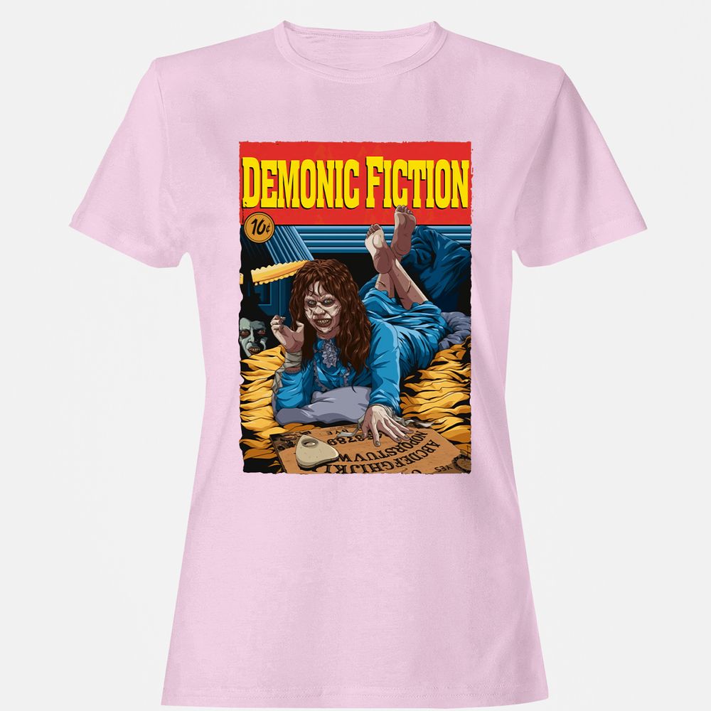 Women's T-Shirt - Q9YYLHJE - Light Pink - 9