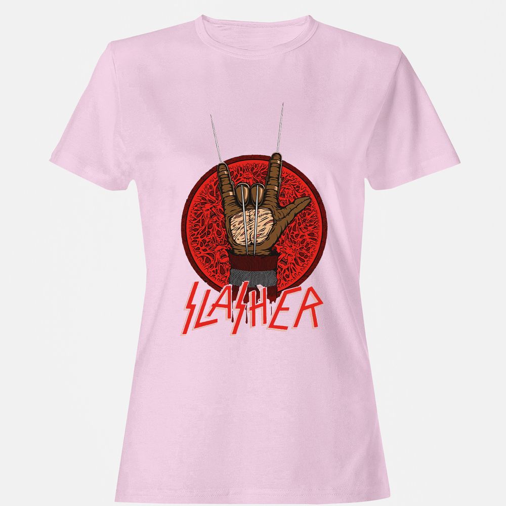 Women's T-Shirt - VKVCFLD7 - Light Pink - 9