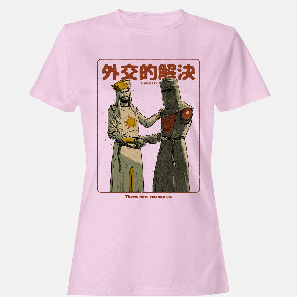 Women's T-Shirt - 7JH6FZ1H - Light Pink - 9