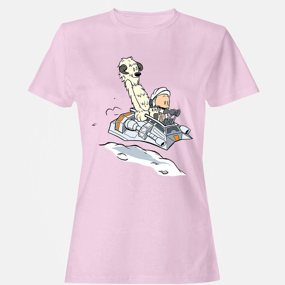Women's T-Shirt - XGZ7QVV4 - Light Pink - 9