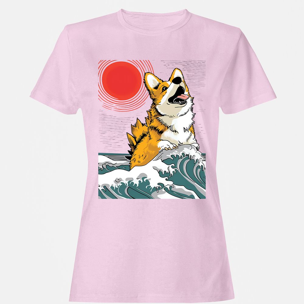 Women's T-Shirt - 566ETGVZ - Light Pink - 9