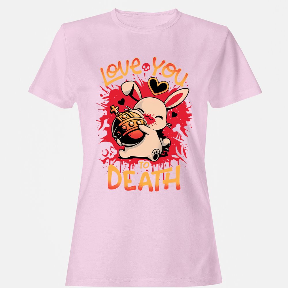 Women's T-Shirt - HXW6QM1N - Light Pink - 9